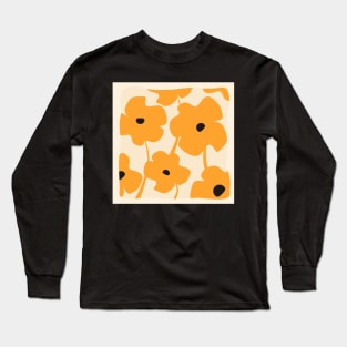 Colourful abstract flowers Long Sleeve T-Shirt